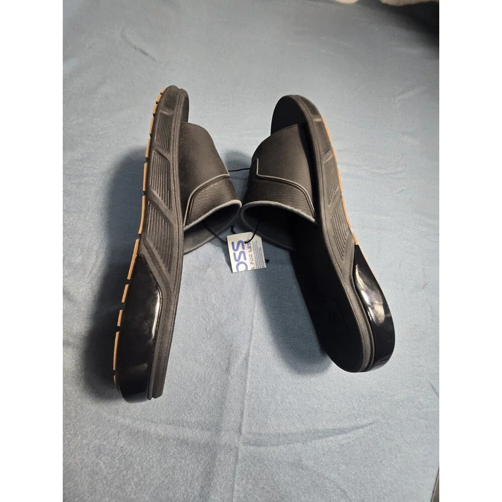 Quiksilver Hydrobound Slide Sandals Men’s Size 11 Black Comfort Slides NWT